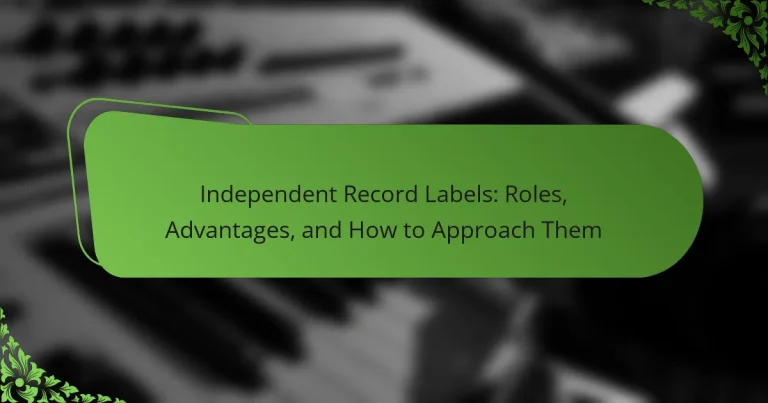 Independent Record Labels: Roles, Advantages, and How to Approach Them