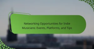 Networking Opportunities for Indie Musicians: Events, Platforms, and Tips